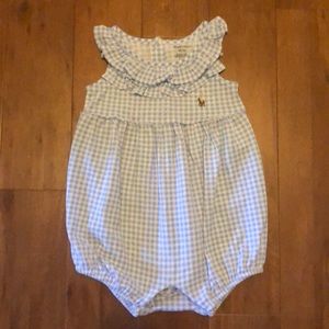 Ralph Lauren Gingham Romper